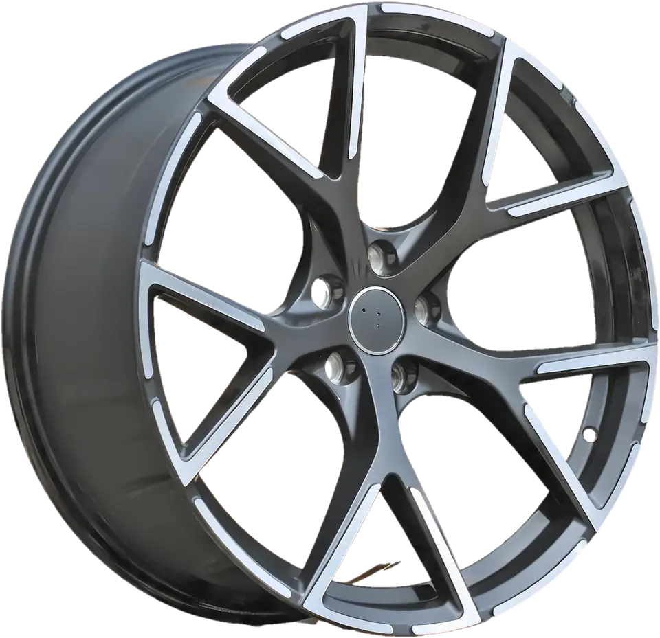 Audi 3S5997 Black Polished Half Matt