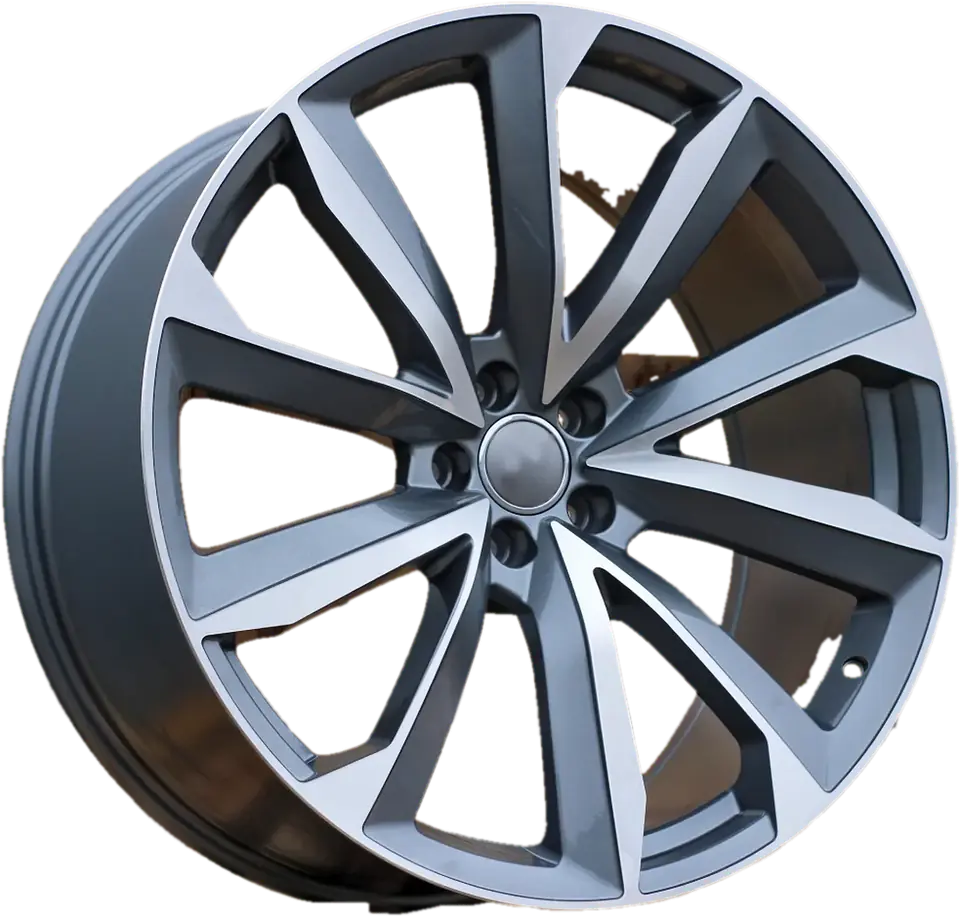 Audi B5815 Grey Polished+Powder Coating