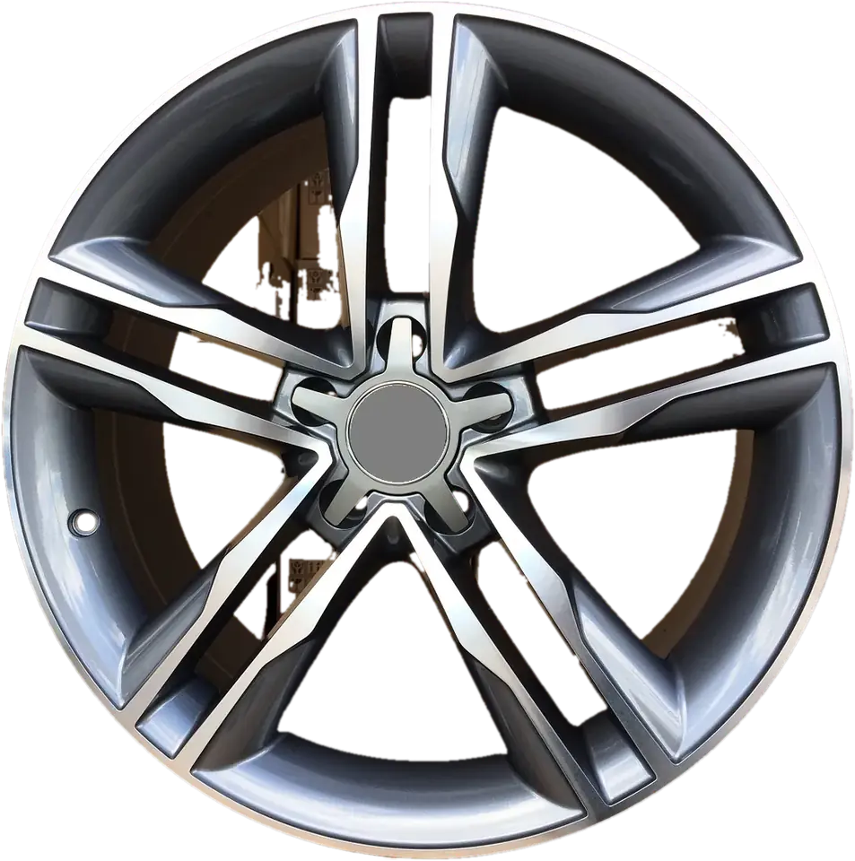 Audi BK114 Grey Polished+Powder Coating