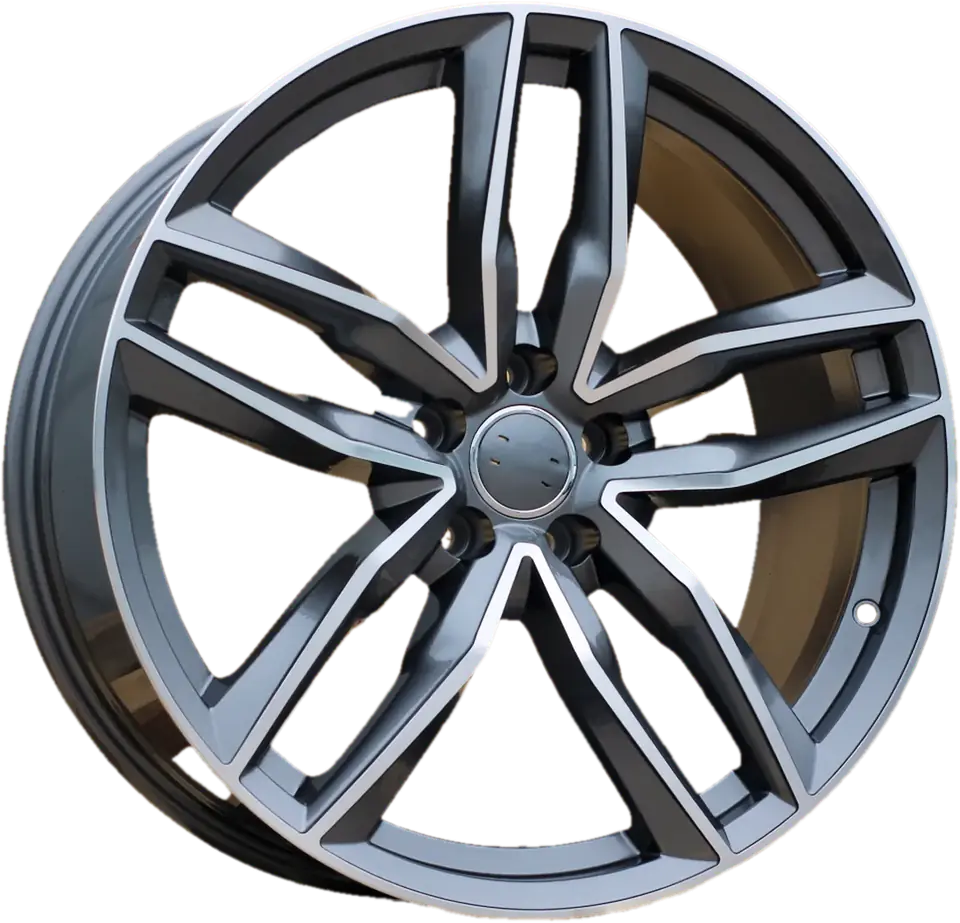 Audi BK690 (BY1126)  Grey Polished+Powder Coating