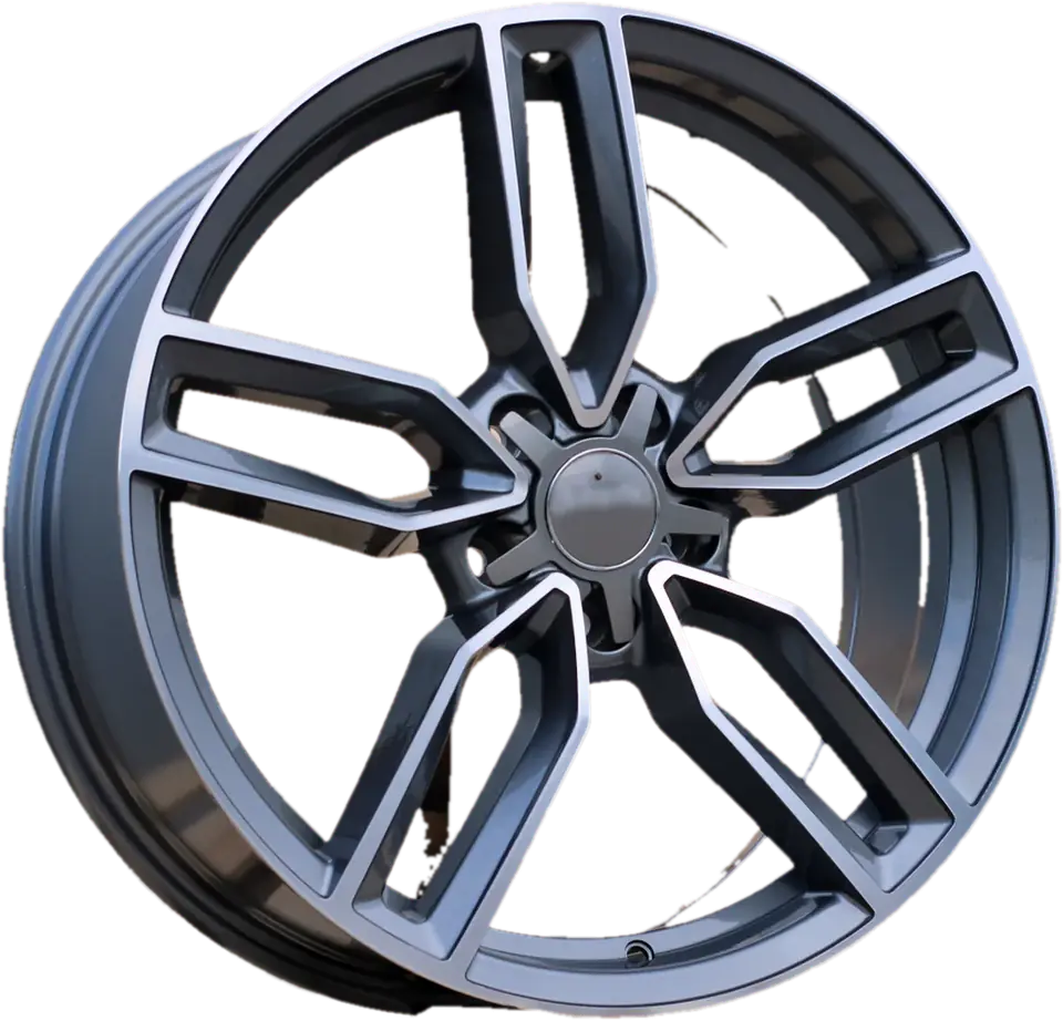 Audi BK916 Grey Polished+Powder Coating