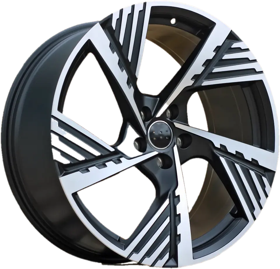 Audi I5639 Black Polished Half Matt