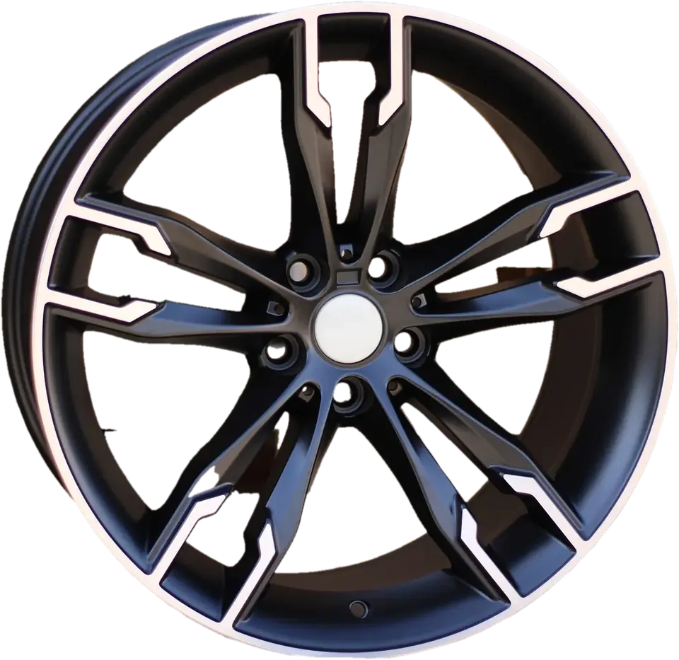 BMW B1257 Black Polished Half Matt
