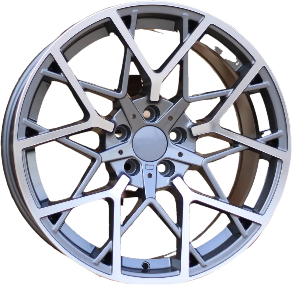 BMW B1383 Grey Polished+Powder Coating