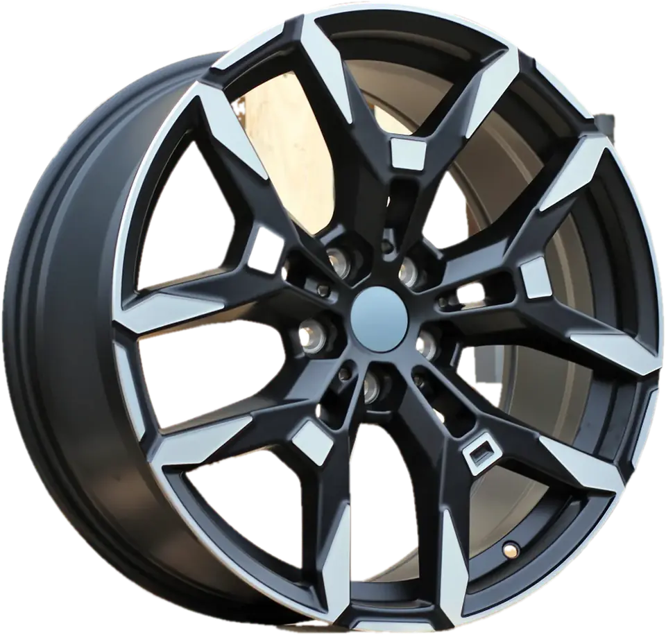 BMW H3456F Black Polished Half Matt