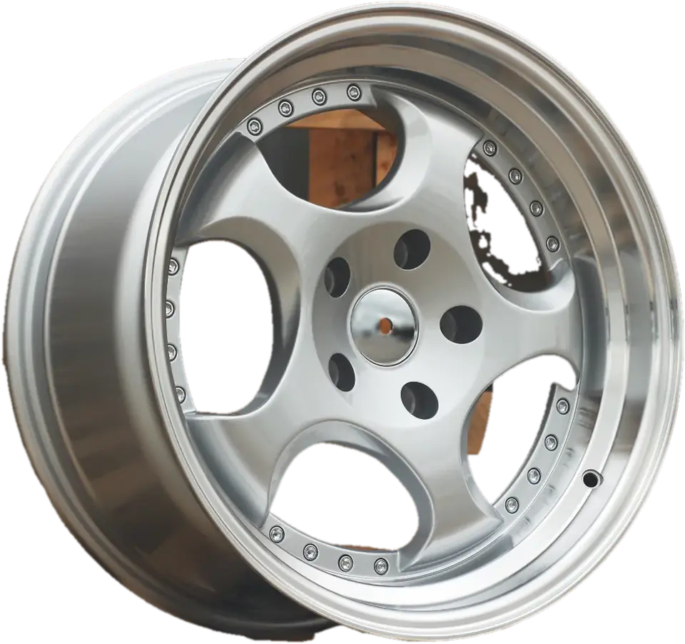 BMW L2384 Silver+Polished Lip