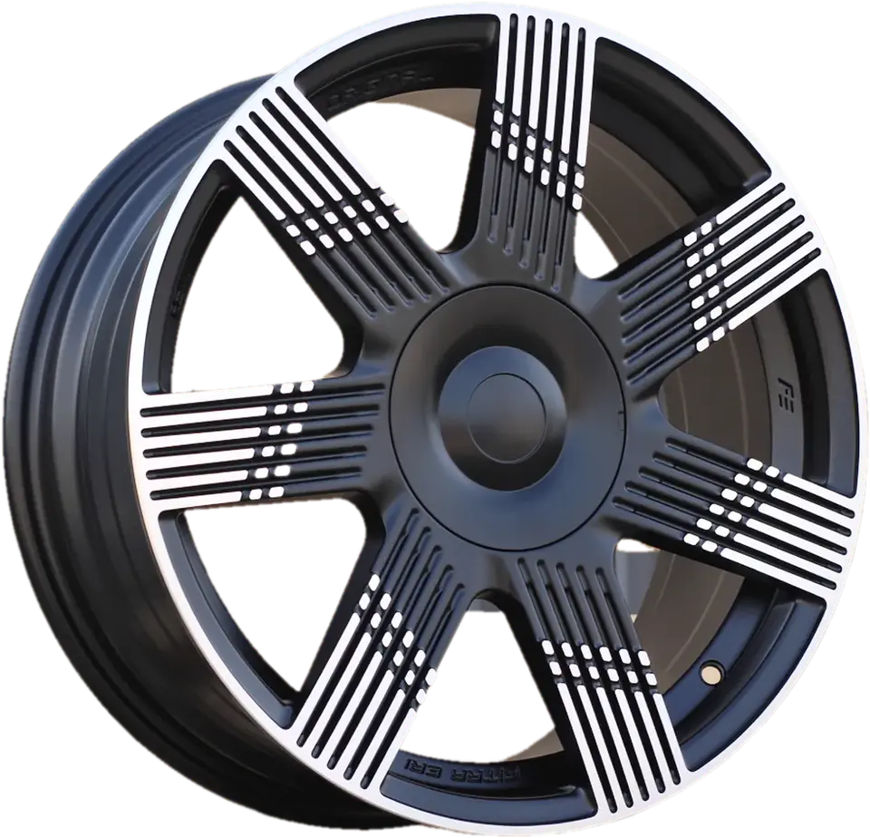 Fiat YF7074 Black Polished Half Matt