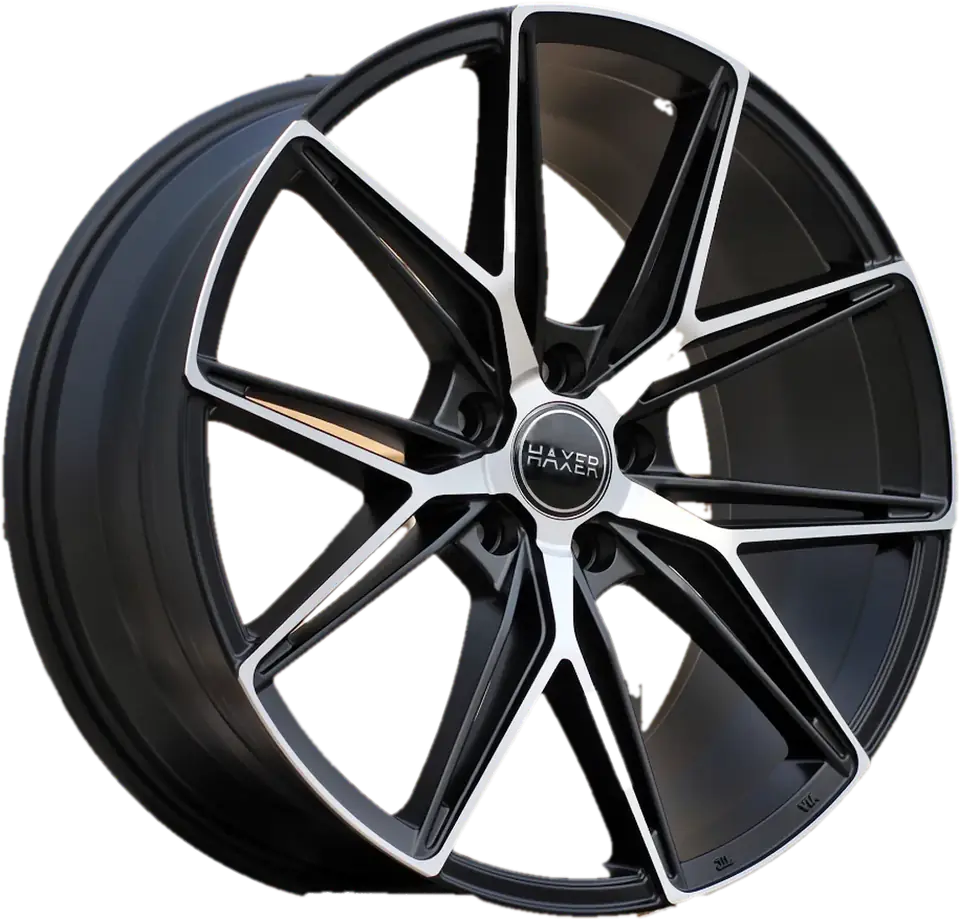 Haxer HX043 Black Polished Half Matt