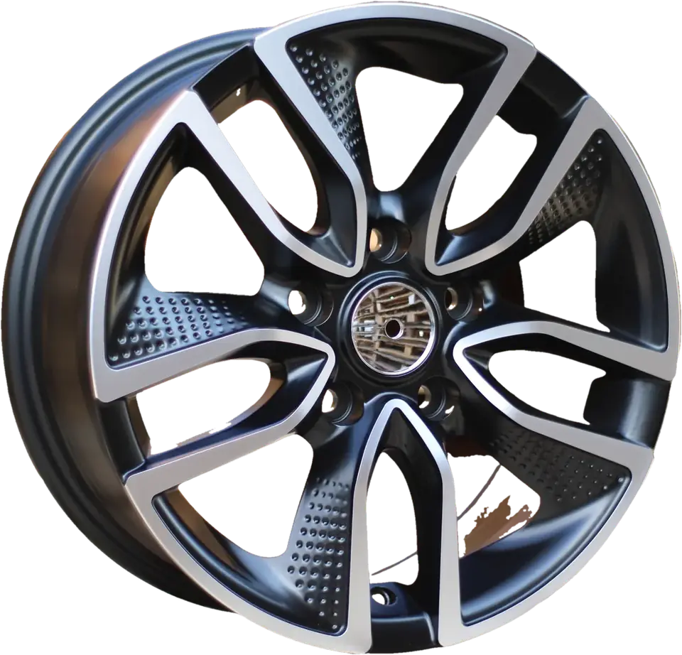 Racing B5087 Black Polished Half Matt