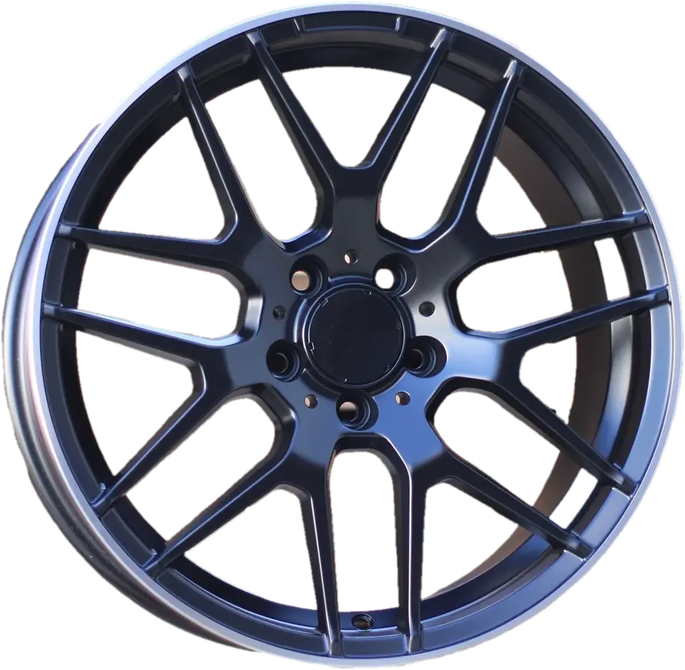 Mercedes-Benz A1257 Black Half Matt+Polished Lip