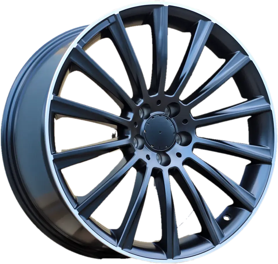 Mercedes-Benz B1048 Black Half Matt+Polished Lip