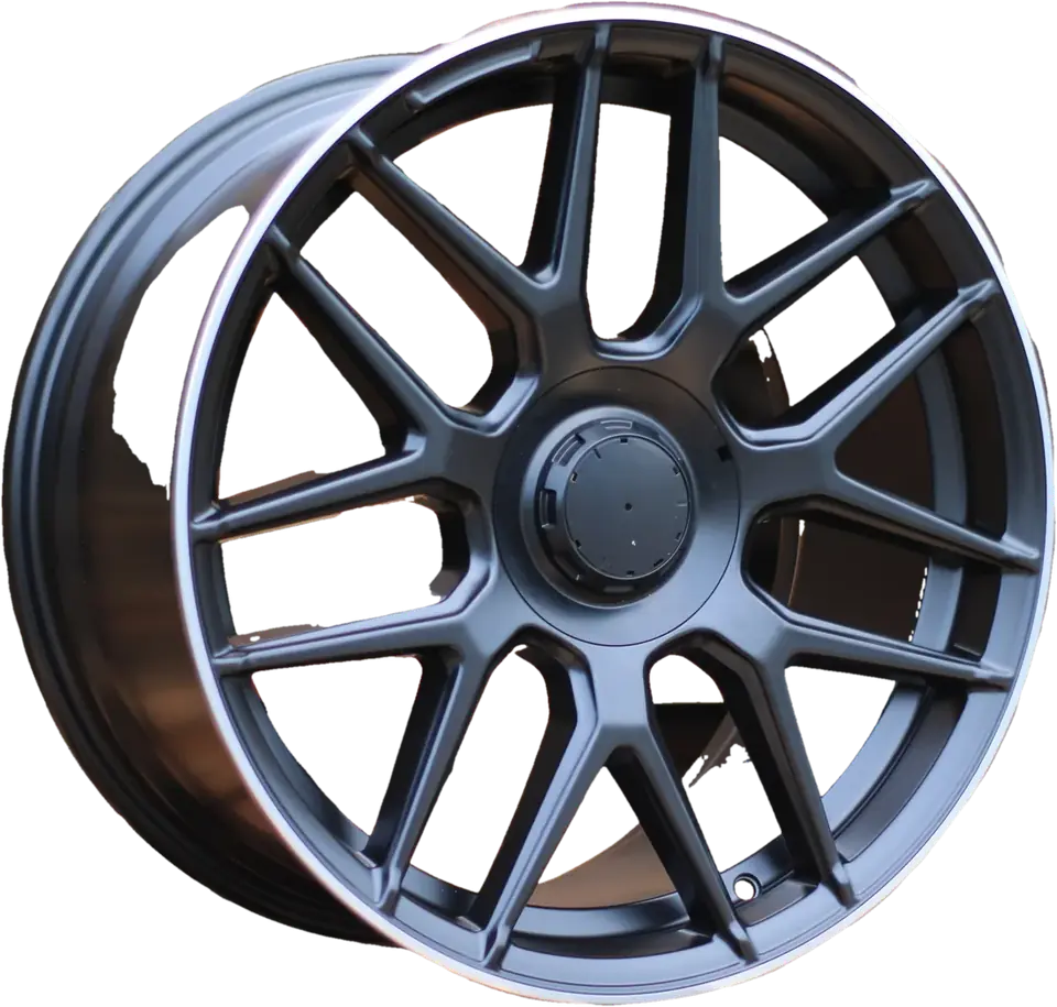 Mercedes-Benz B1258 Black Half Matt+Polished Lip