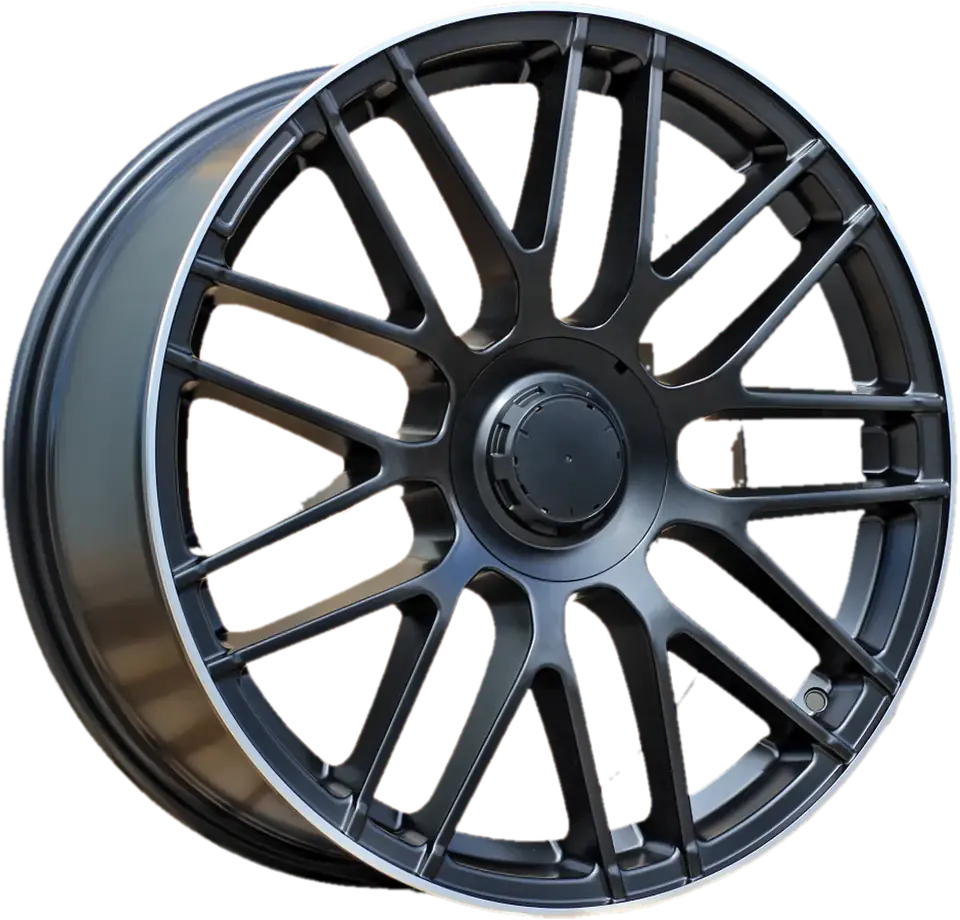 Mercedes-Benz B1268 Black Half Matt+Polished Lip