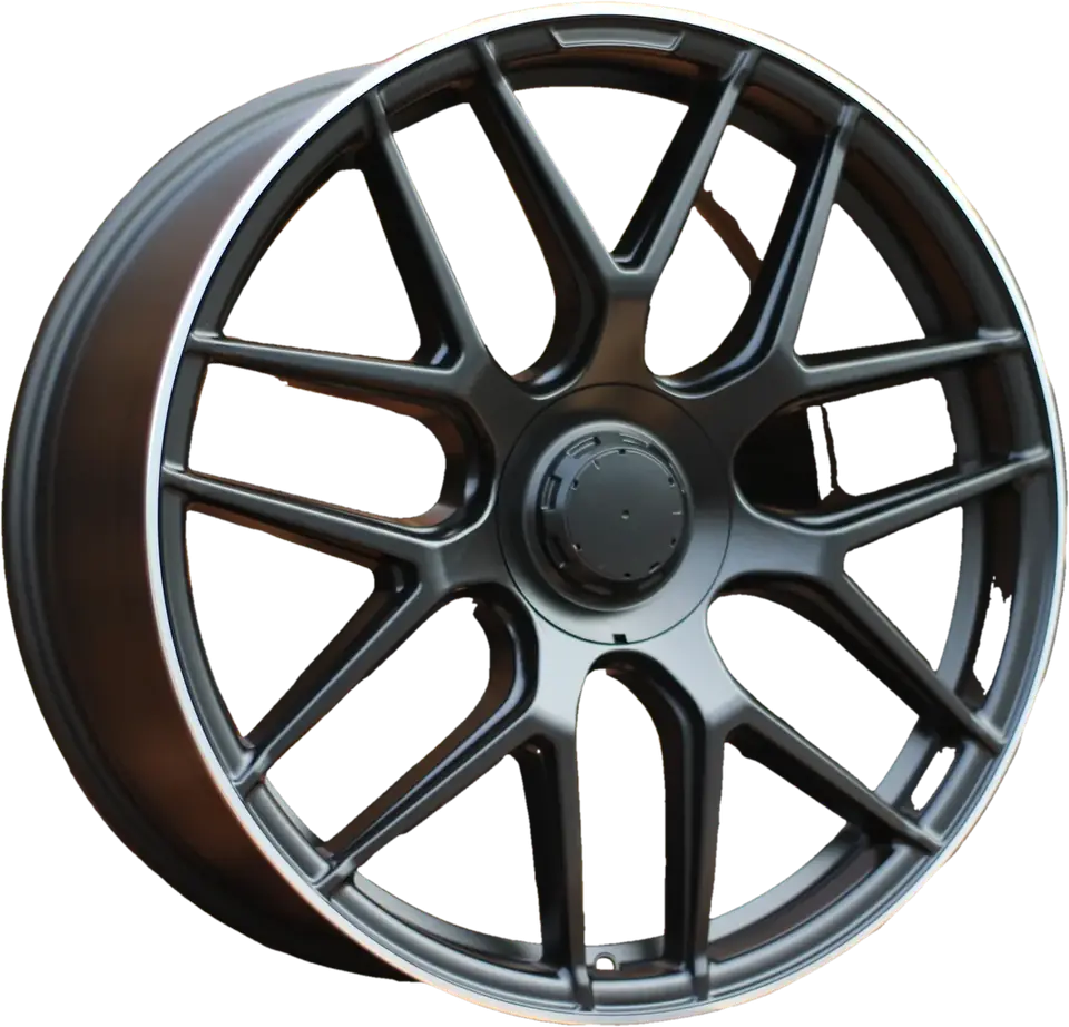 Mercedes-Benz B5318 Black Half Matt+Polished Lip