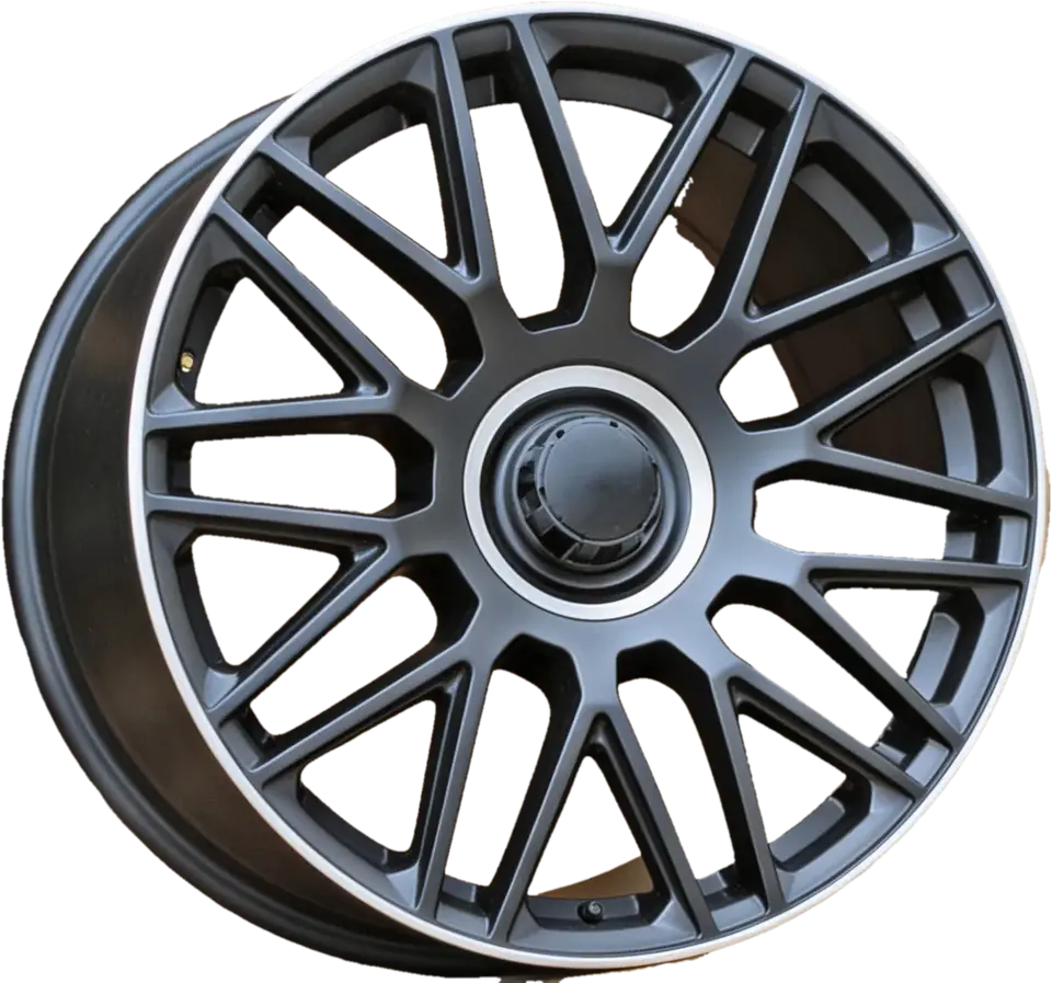 Mercedes-Benz FE230 Black half matt+Polished lip+Engraved Cap