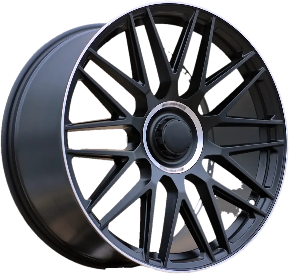 Mercedes-Benz Y0207 Black Half Matt+Polished Lip