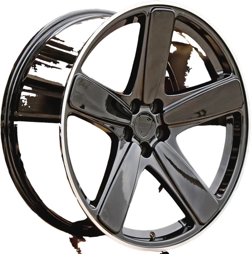 Porsche FE023 (BK5513)  Black+Polished Lip