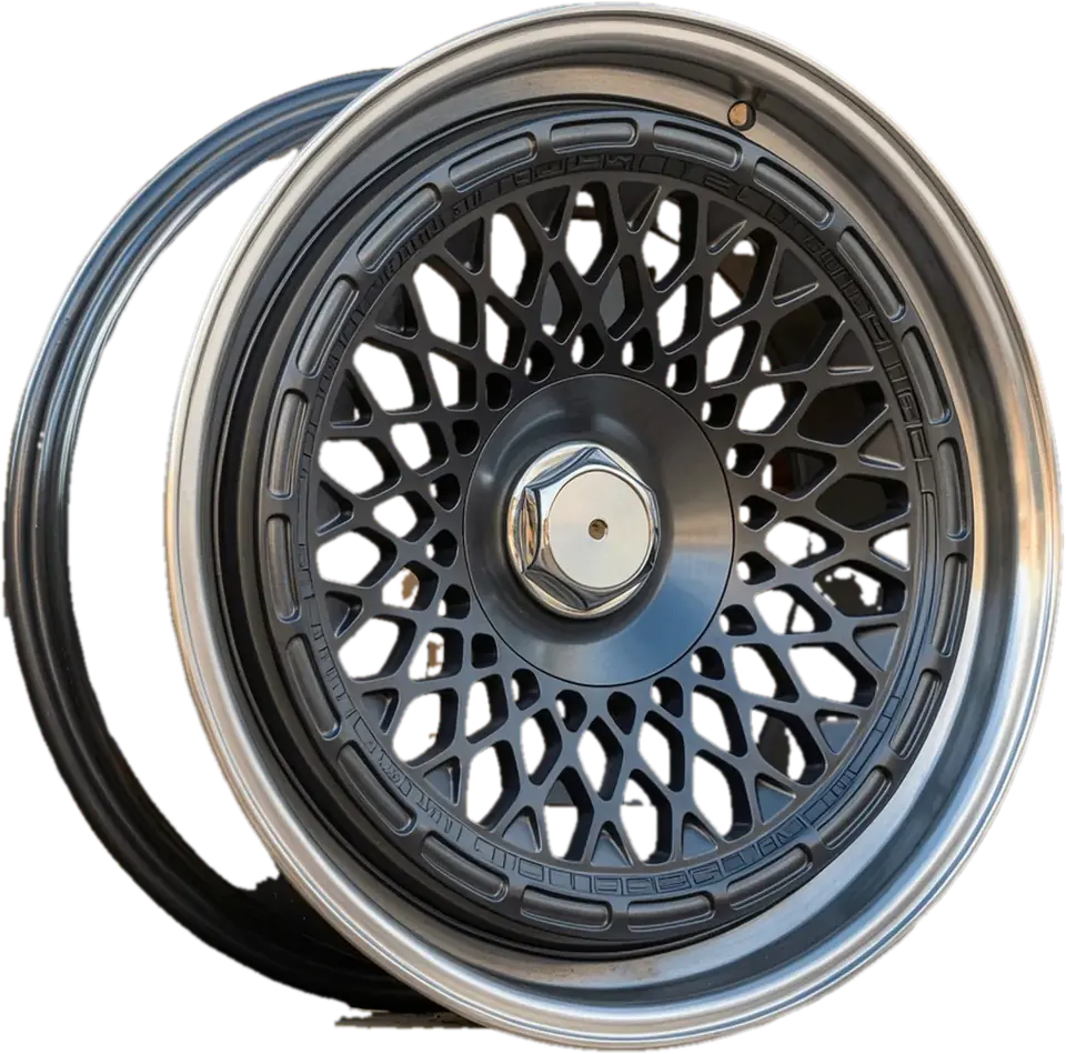 Racing 1308B Gun Metal+Polished Lip