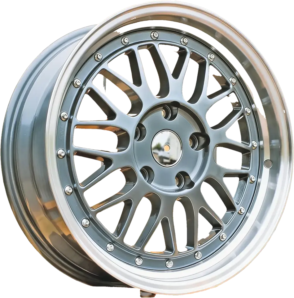 Racing A1025 Gun Metal+Polished Lip