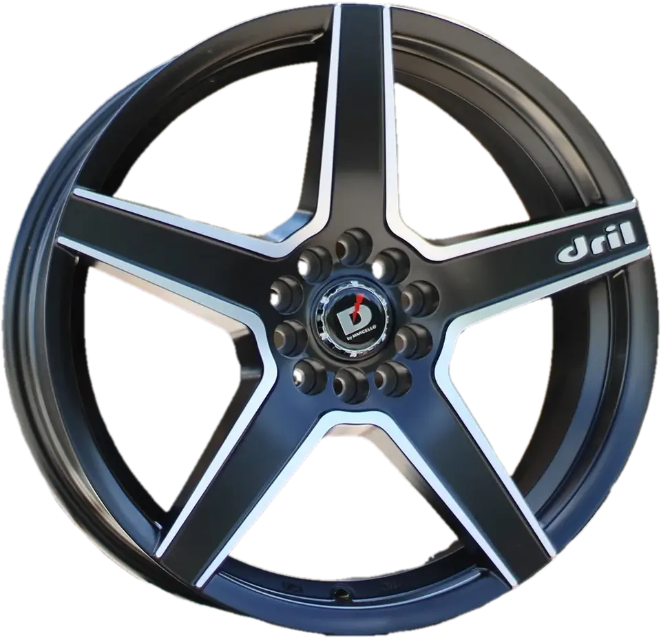 Racing A5274 Black Polished Half Matt