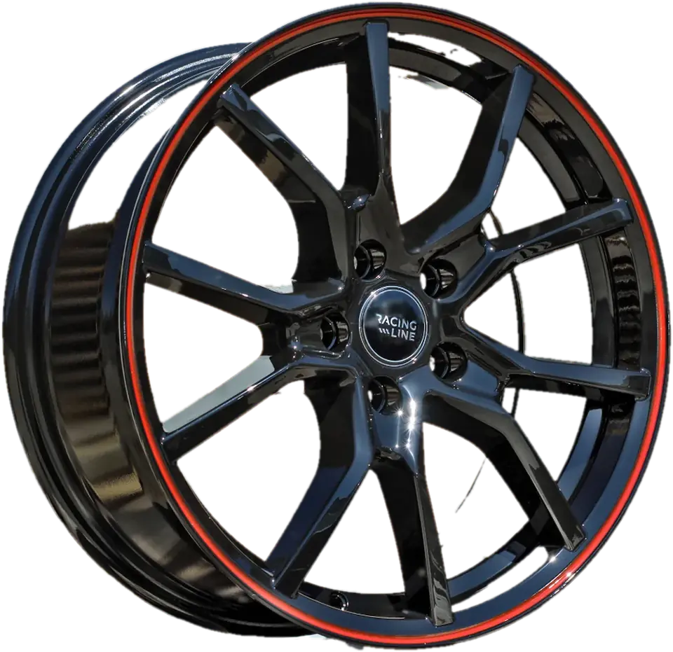 Racing B5253 Black+Red Line