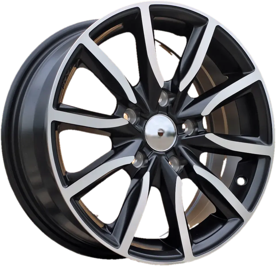 Racing LU263 Black Polished Half Matt