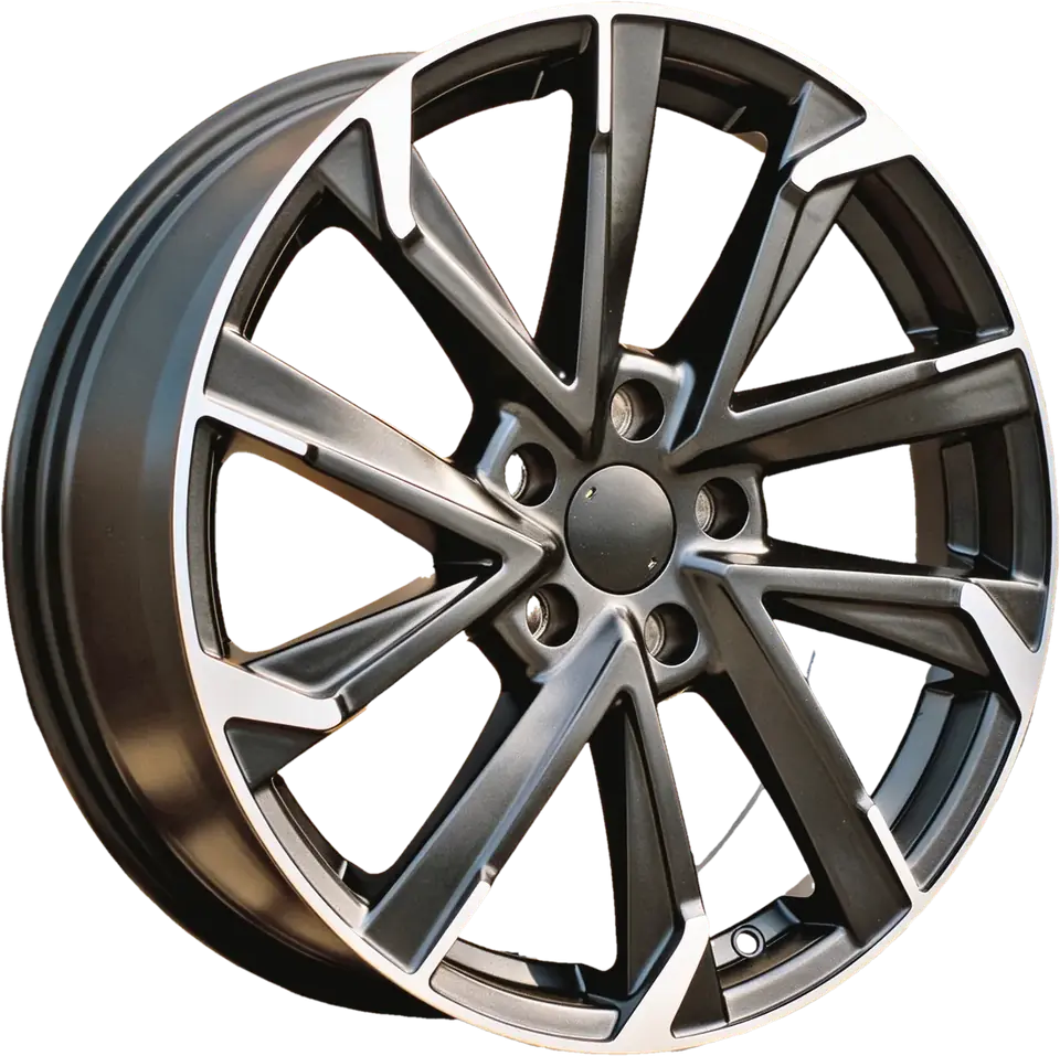 Toyota I5547 Black Polished Half Matt
