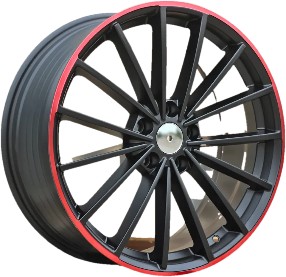 Volkswagen I0383 (FBX174)  Black Half Matt+Red Lip